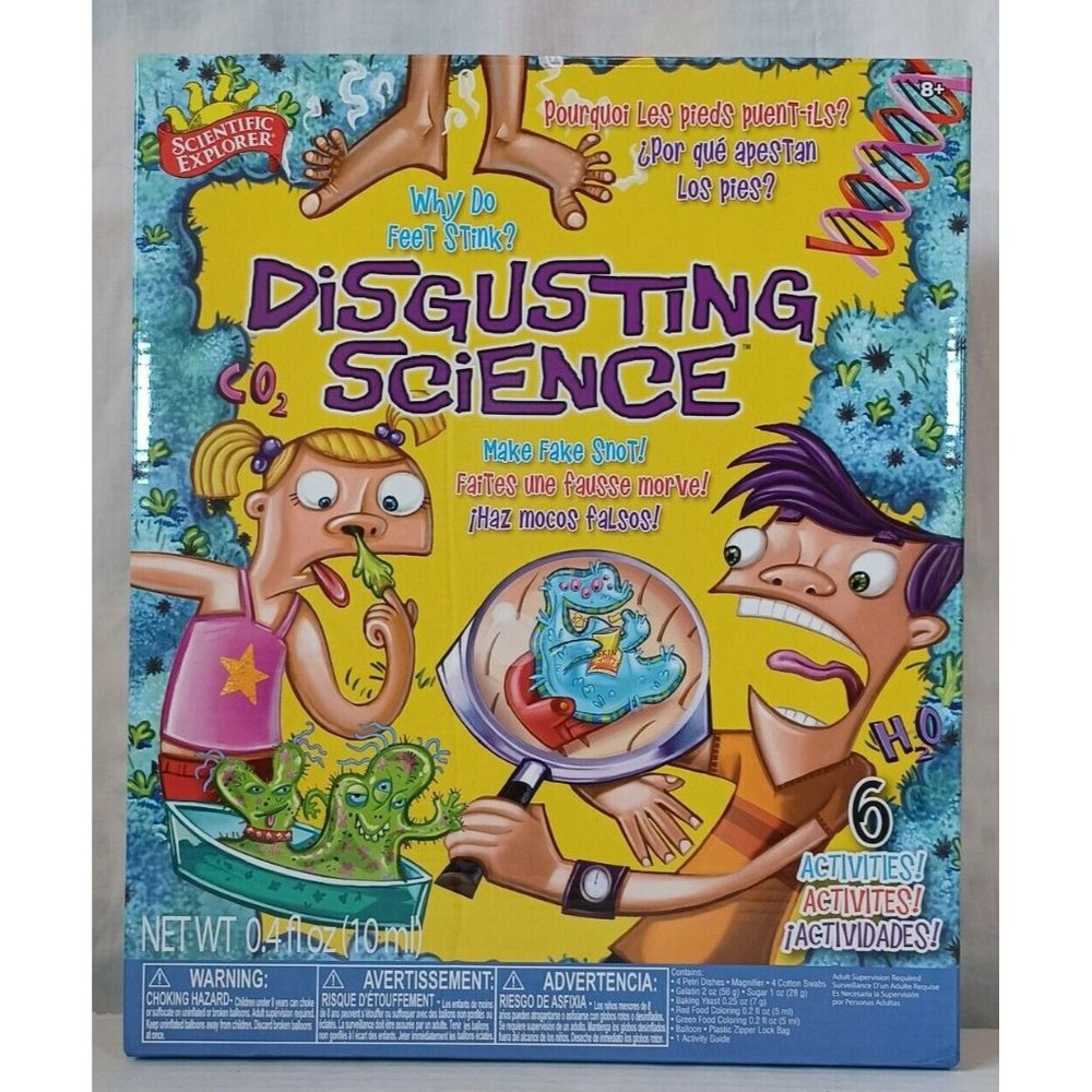Scientific Explorer 0SA222TL Disgusting Science, New, Open Box w/ Sealed Content